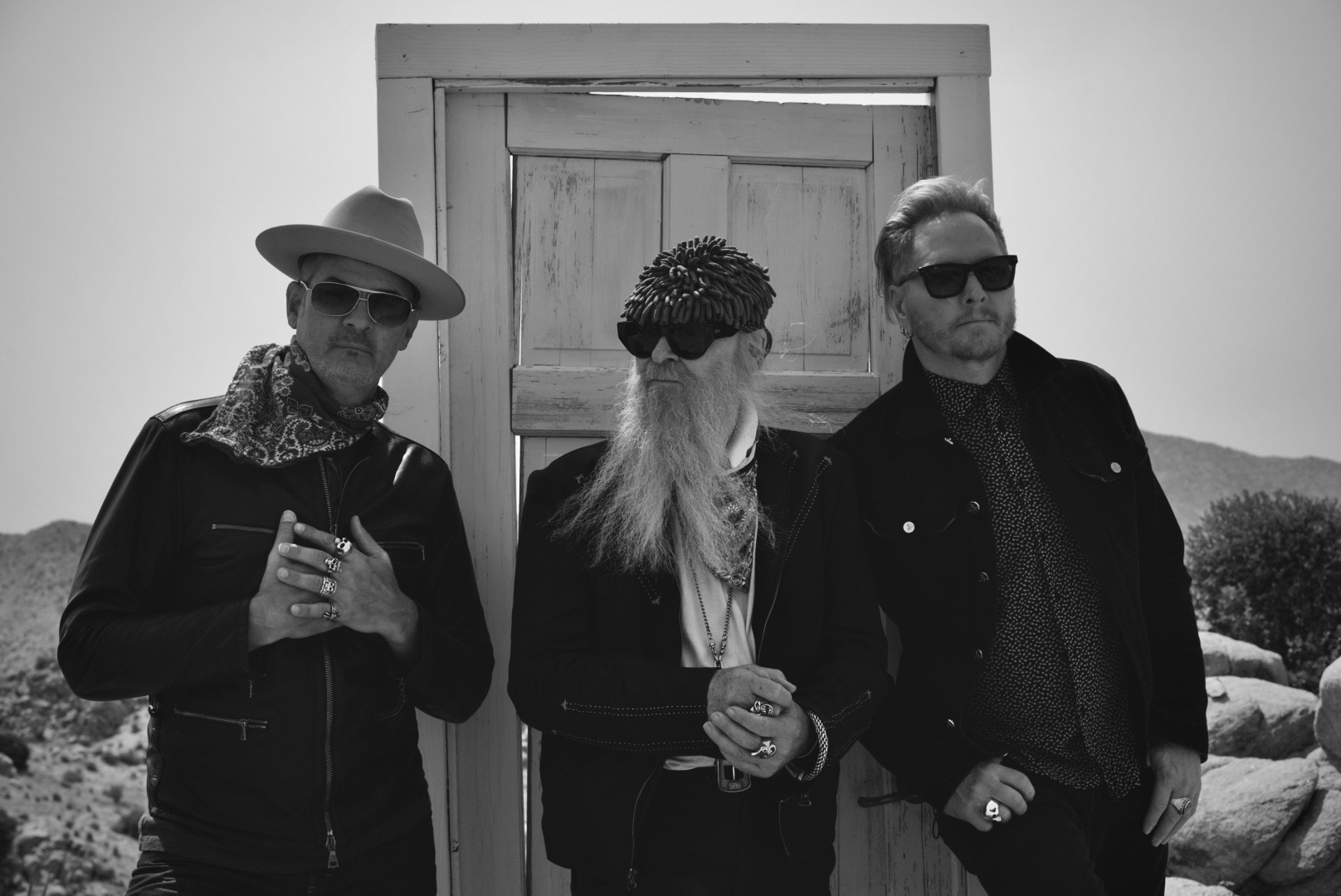 Billy F Gibbons and Matt Sorum at The Door at ESCAPE in Pioneertown, California