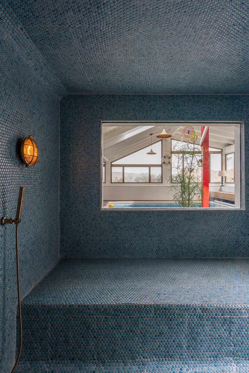 Steam room at ESCAPE spa